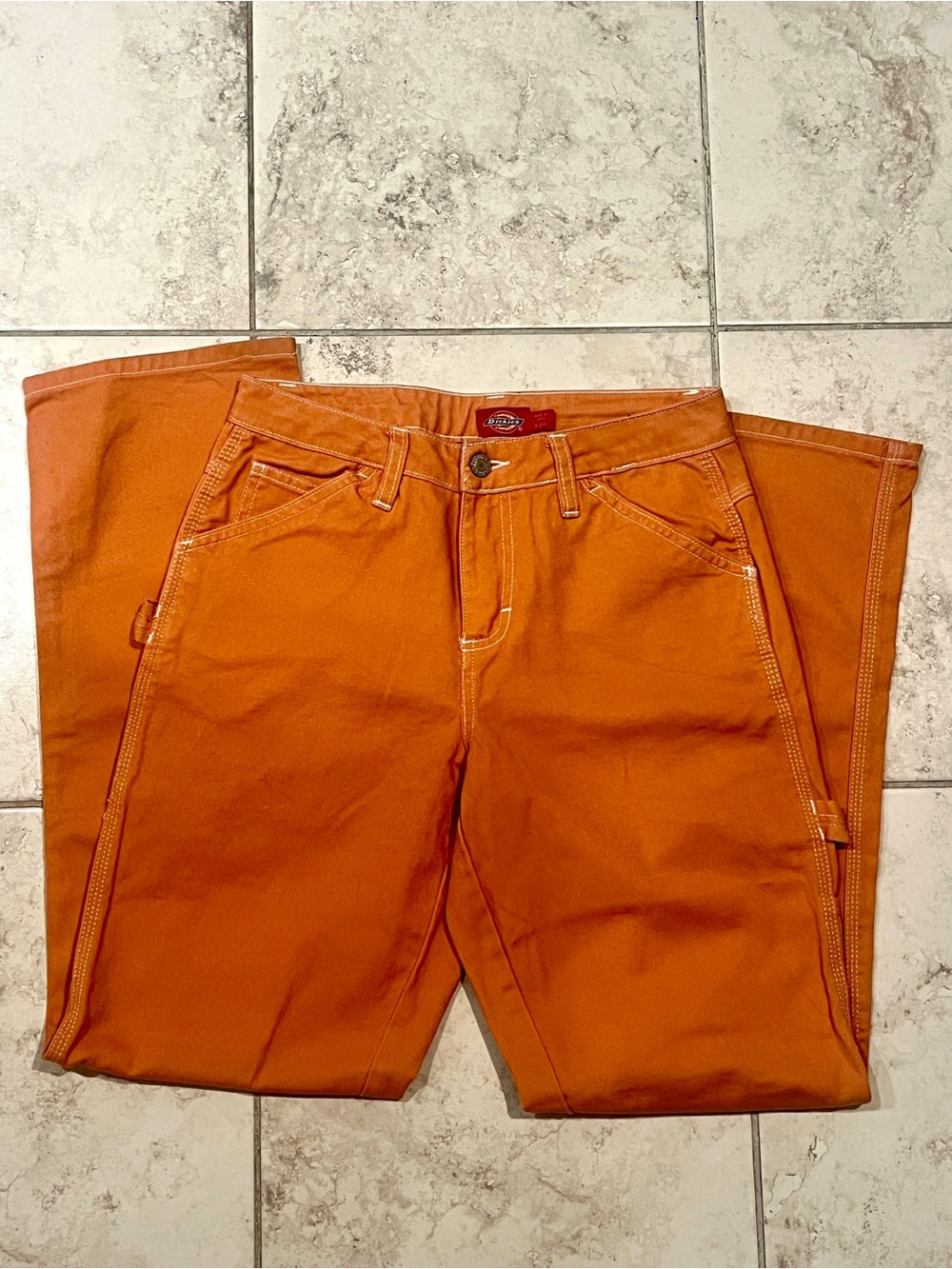 Dickies women’s Orange Workwear Pants size 0